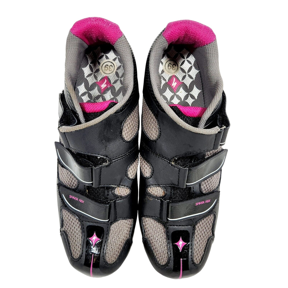 SPECIALIZED Spirita RBX Women's Cycling Shoes Black Pink size 8 EUC - Picture 2 of 7